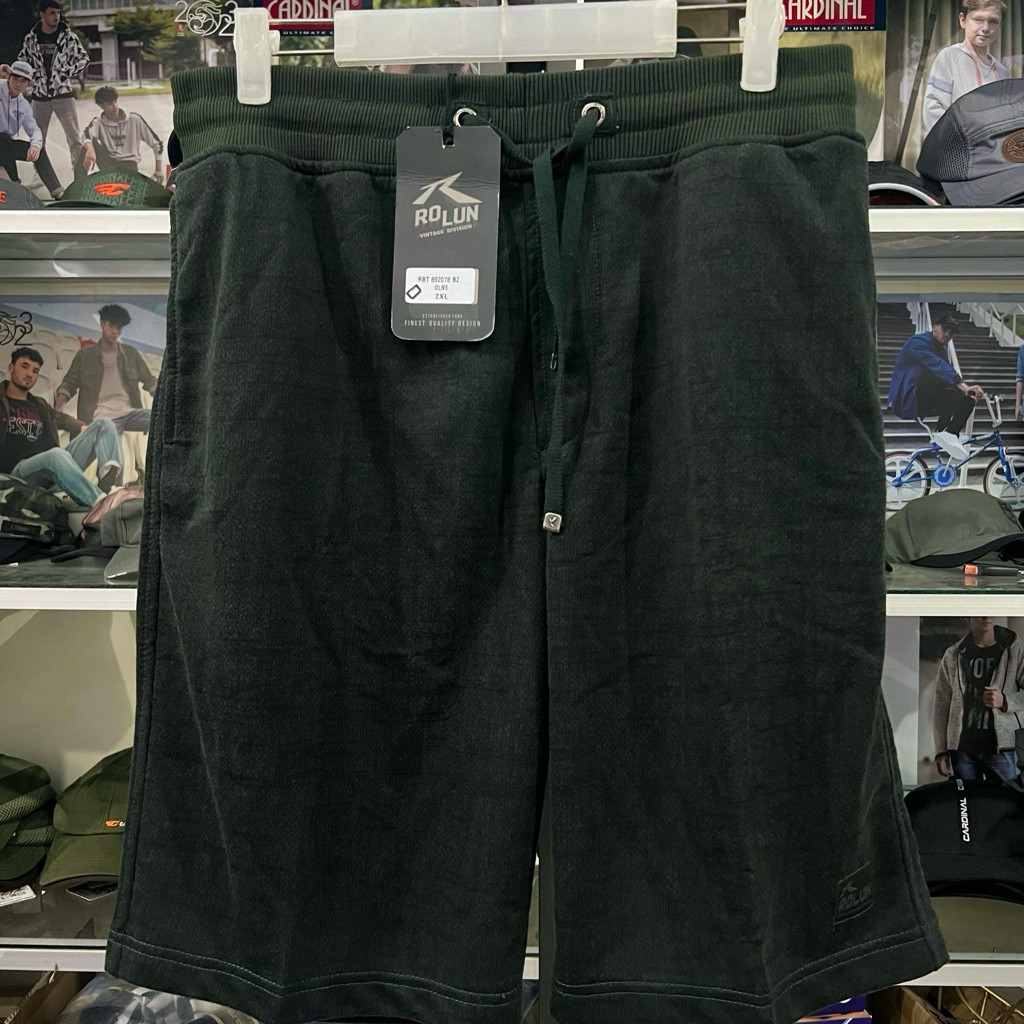 flas sale Celana Pendek Rolun Kerut Bertali / Ripped