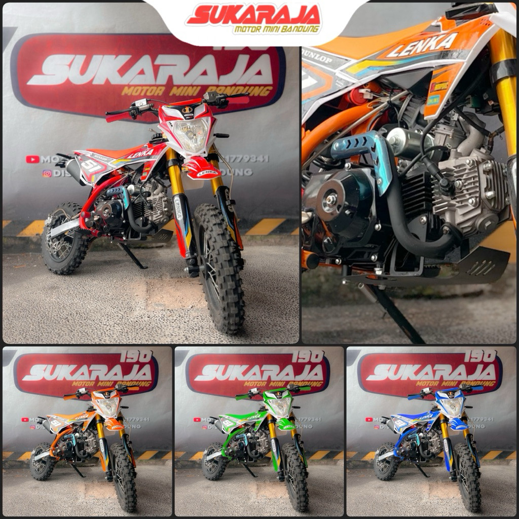 MOTOR MINI TRAIL LENKA MXGP 51L (4Tak 50cc)MATIC