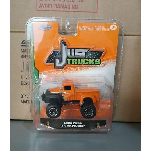 JADA 1/64 FORD F100 PICKUP - ORANGE 1956