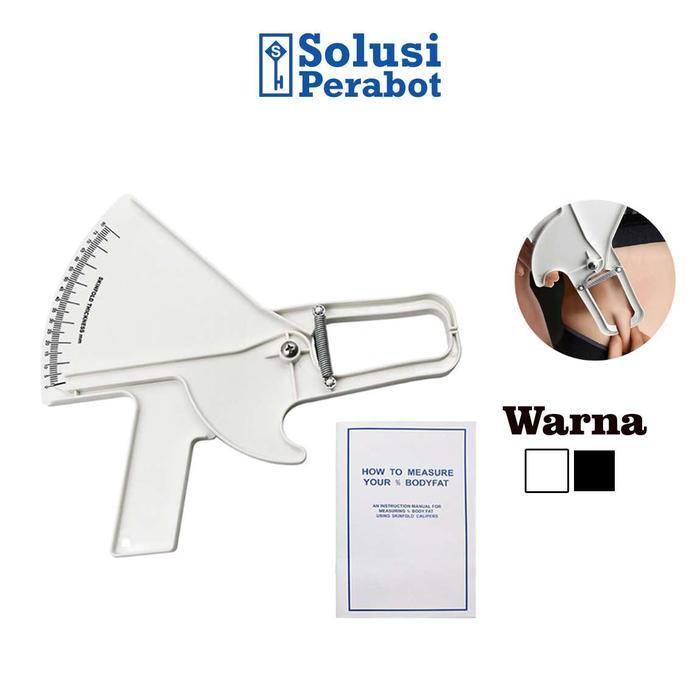 Skinfold Thickness Caliper AH02 SP / Body Fat Slim Guide Pengukur - Hitam