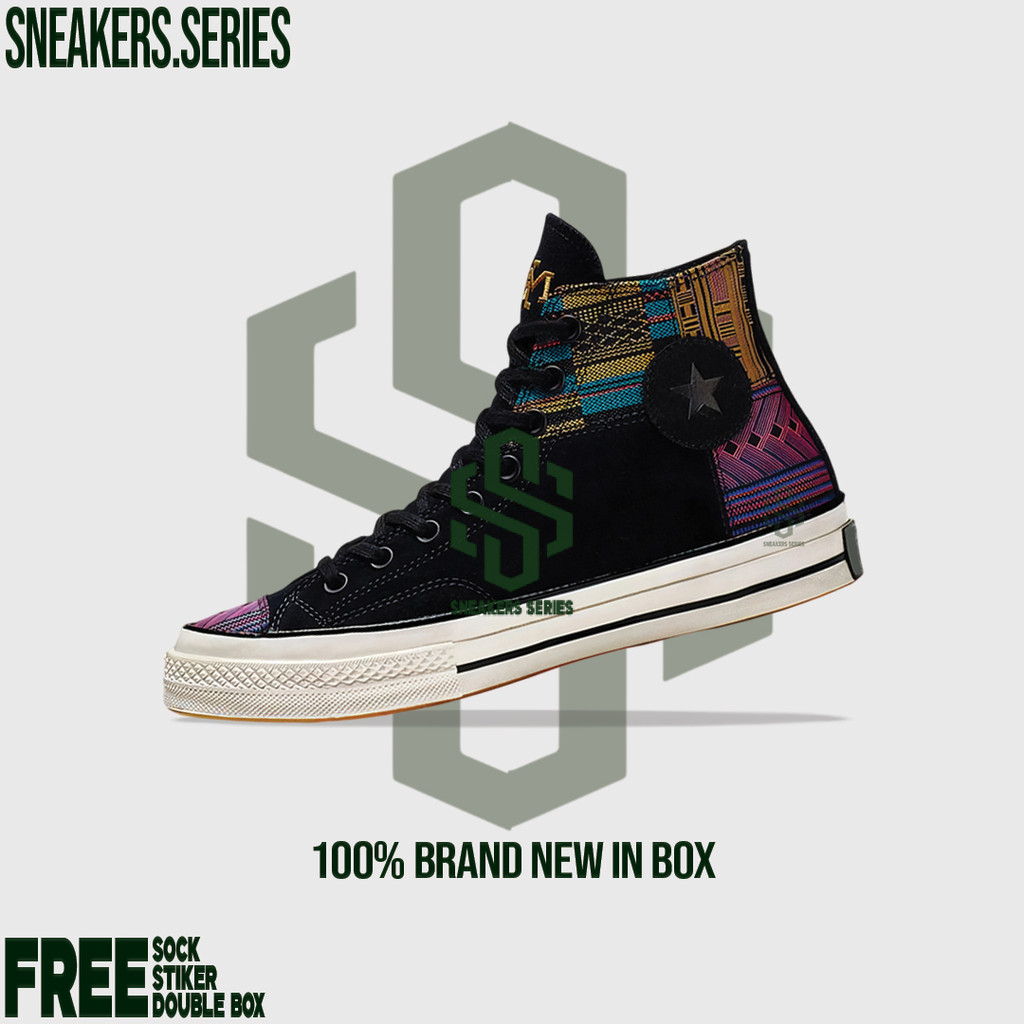 Sepatu Converse Chuck 70s Hi Patchwork BHM 100% BNIB