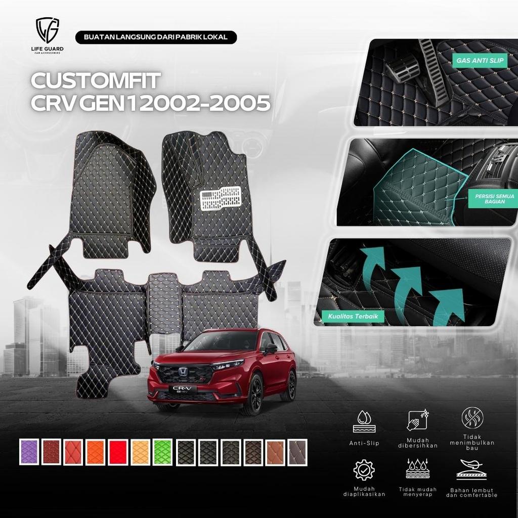 Lifeguard Id Official Aksesoris Interior Mobil Karpet 7D Custom Fullset sampai Bagasi Mobil Honda CR