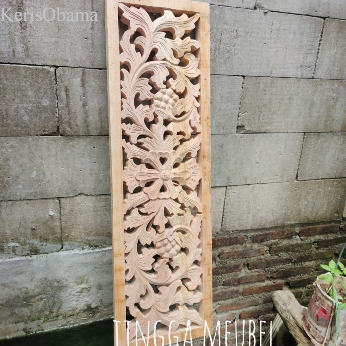 Ornamen Ukir Kayu Ukiran Kayu Lisplang Pintu Jendela Bofen Ukir Jepara murah SY27