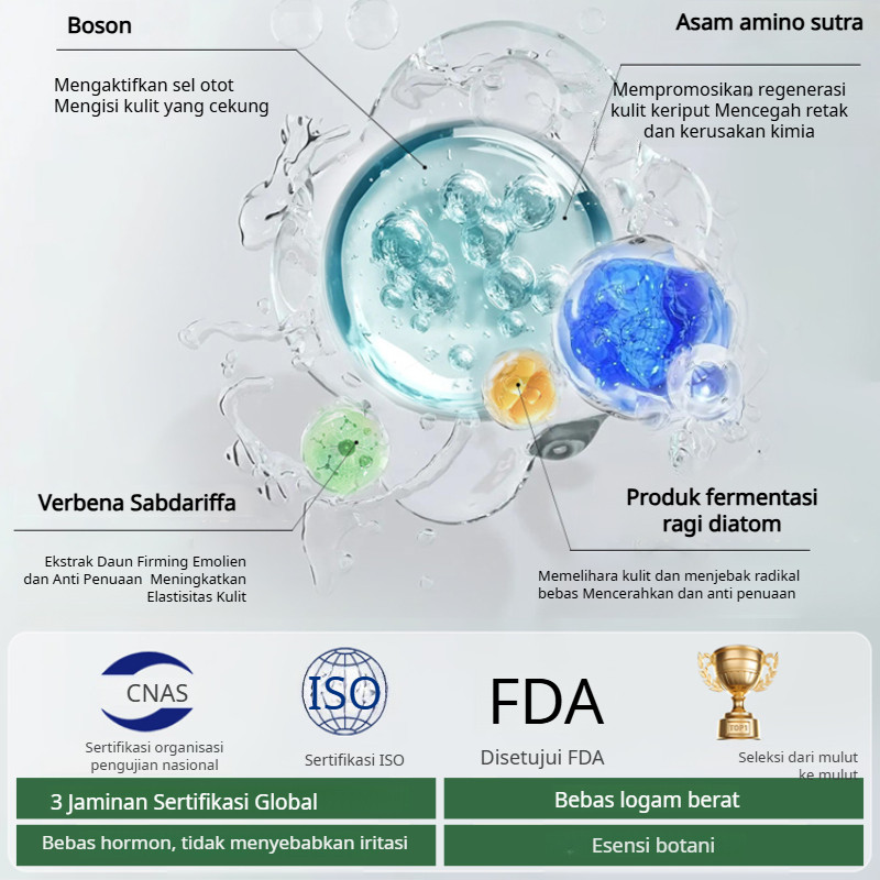 Instant Tightening Effect Serum Perawat Wajah GK Green Bottle / Essence Anti Penuaan / Kulit Kencang