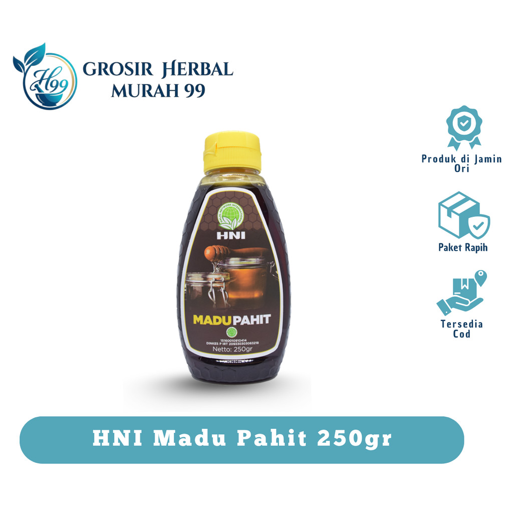 Madu Pahit HNI HPAI Original 250gr - Madu Herbal Solusi Gula Darah & Kolesterol