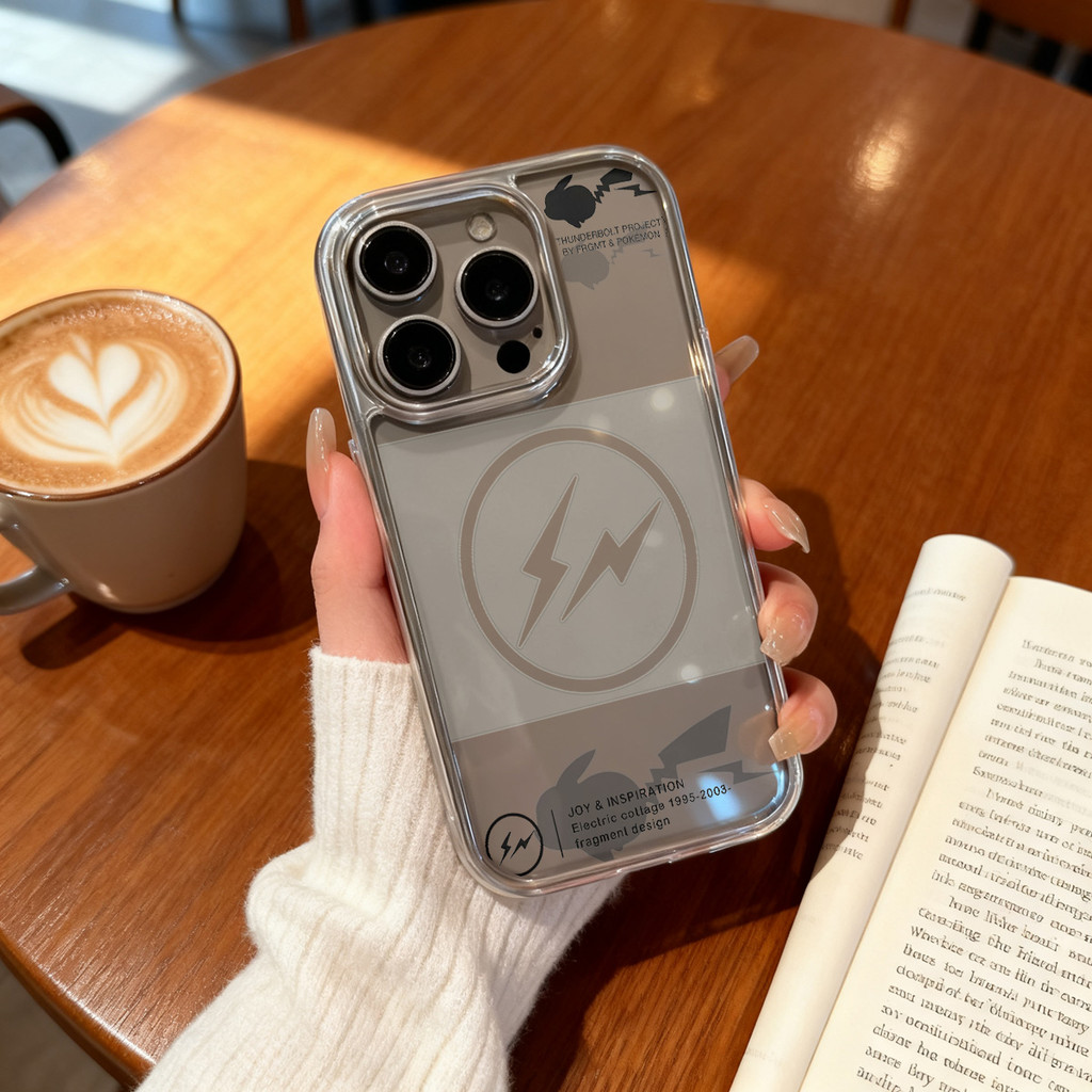 Thunderbolt Project   Joy Inspiration   Electric Cottage Case Casing Ponsel Bening Bingkai Warna Sol