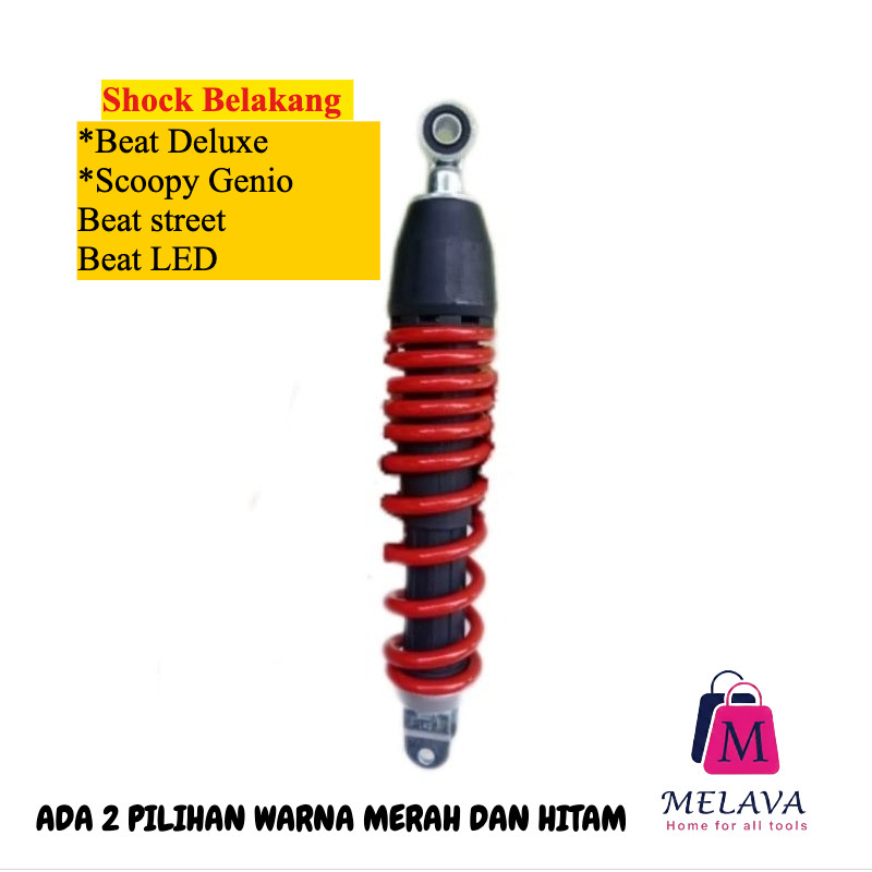 SHOCK Belakang Beat Deluxe Scoopy Genio Beat street Beat LED ORI COPOTAN
