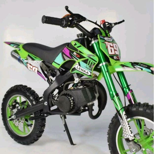 Motor Mini Trail LENKA MC69 Trail Mini 50cc 2T Mesin Tarik