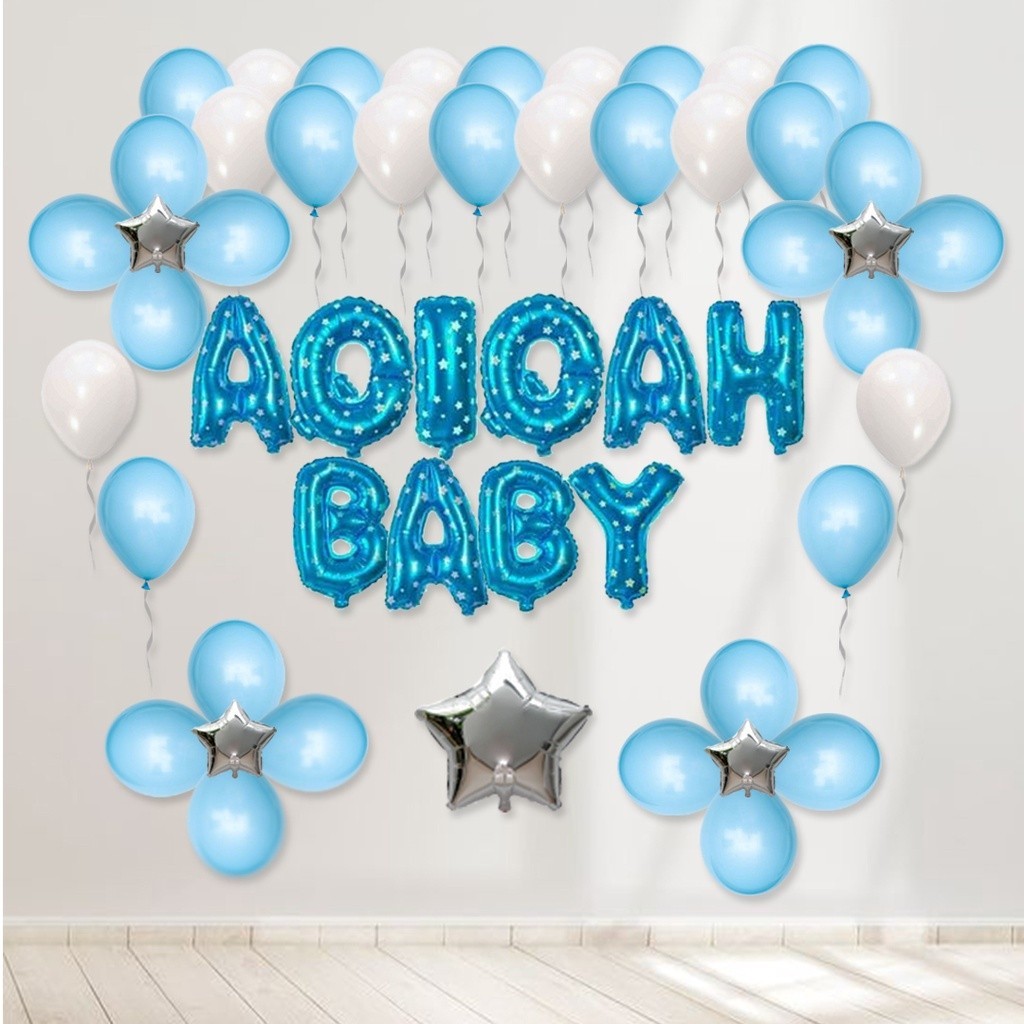Set Balon Aqiqahan / Dekorasi Aqiqah Anak