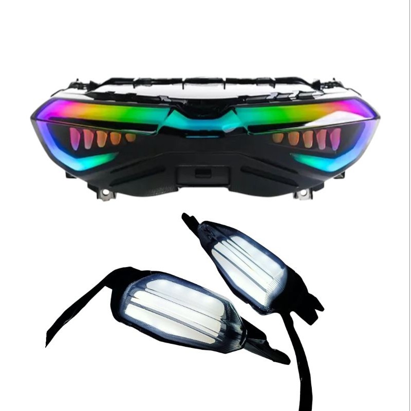 LAMPU STOPLAMP 3IN1 NMAX NEW STOPLAMP NMAX NEW STOPLAMP RGB XENOS NMAX NEW