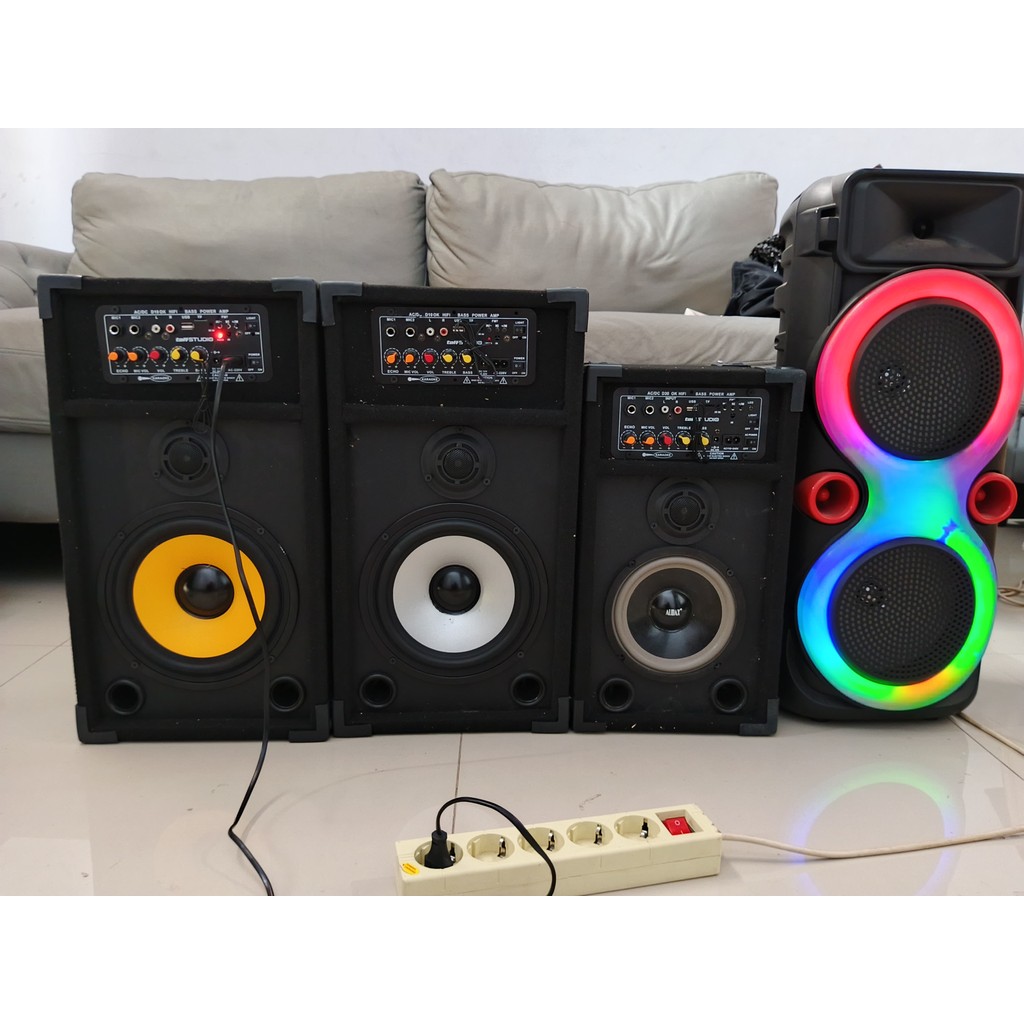 Taffstudio Speaker Aktif 8 inch Subwoofer Bluetooth