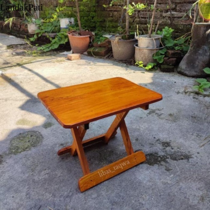 Baru meja lipat kayu rehal rl qur'an meja belajar meja laptop rekal rehal meja ngaji Berkualitas - P