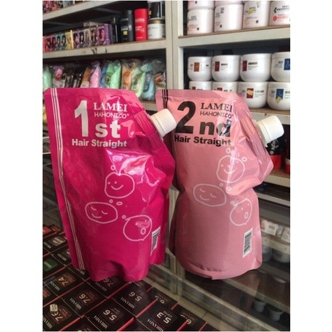 Obat Pelurus Bonding Smoothing Lamei Hahonico Step 1 Step 2 500ml Ori (Original)