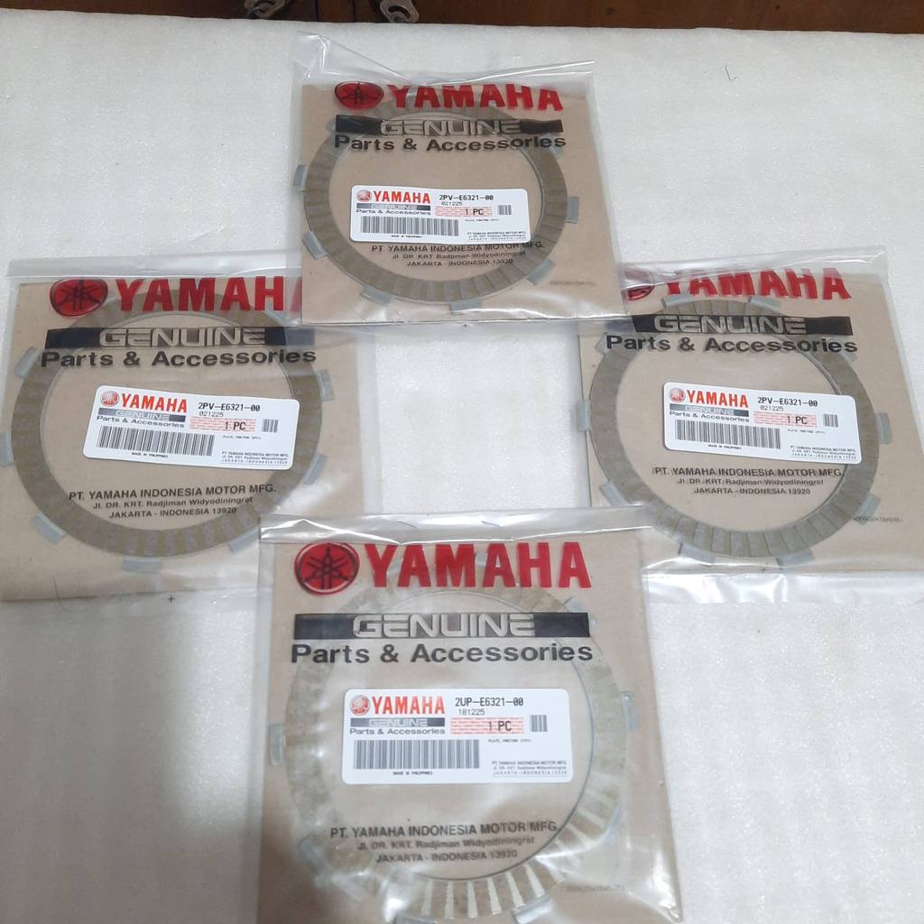 KAMPAS KOPLING VIXION NVA XABRE ASLI ORI YAMAHA 2PV E6321 00(3PCS) + 2UP E6321 00(1PCS) KM4