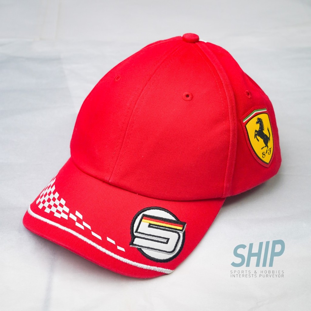 2020 FERRARI VETTEL CAP YOUTH scuderia sebastian f1 formula 1 topi original kids