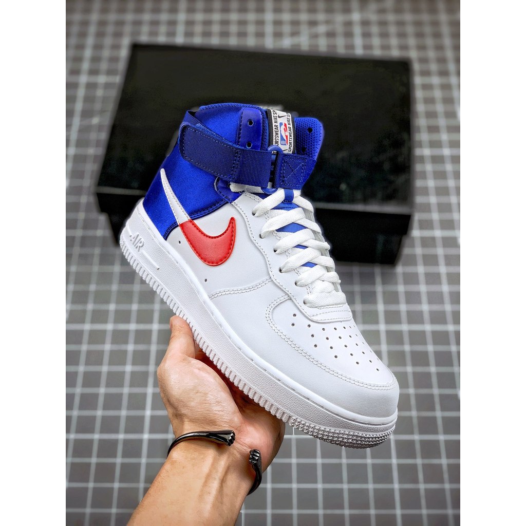 NK Air Force 1 High NBA  Silk Patchwork Hadiah