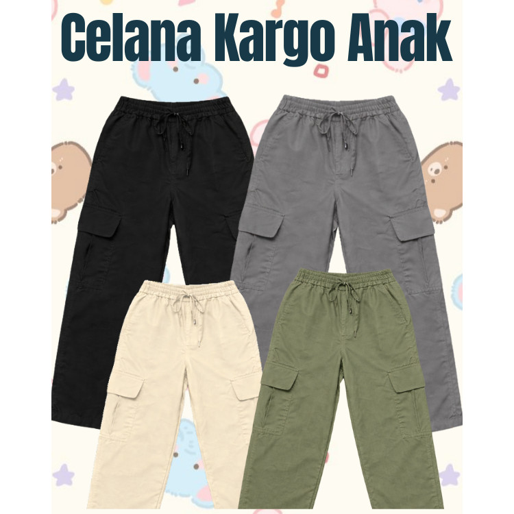 Celana Cargo Pants Anak/ Celana Cargo / Celana Kargo Wanita