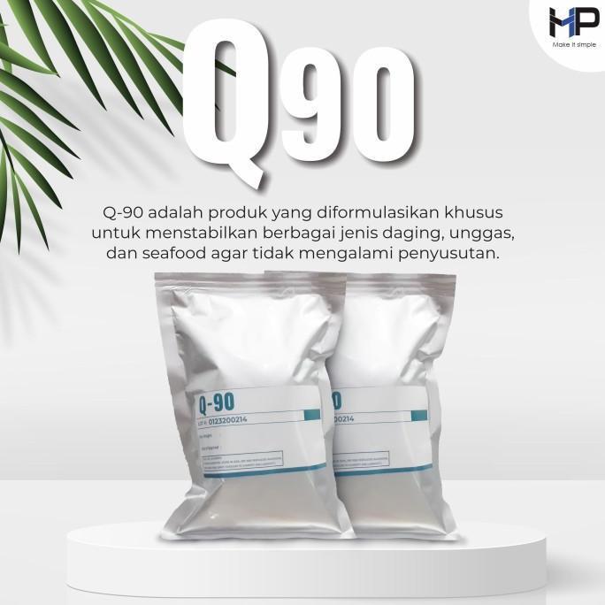 Q90 - Pencegah daging susut | Pengempuk daging | Penggemuk ayam & cumi