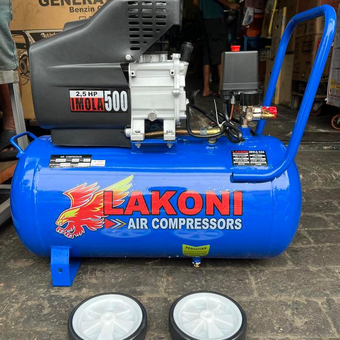 Kompresor Angin 2,5HP LAKONI IMOLA 500 Kompresor Listrik 50 LITER