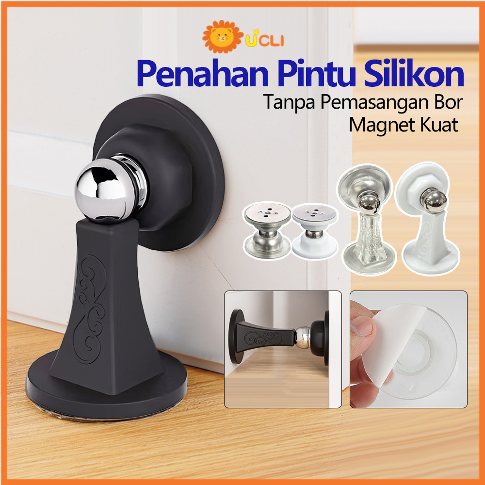 Ucli Penahan Pintu Door Stopper Magnetic Pintu Rumah Door Stopper Magnet Anti Punch Stopper Pintu Ru