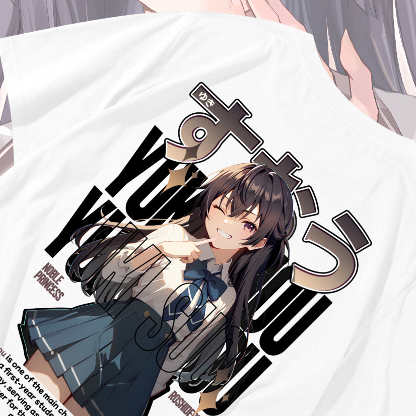 KAOS YUKI ROSHIDERE - KAOS DISTRO PRIA & WANITA KAOS ANIME & GAME ROSHIDERE YUKI SUOU