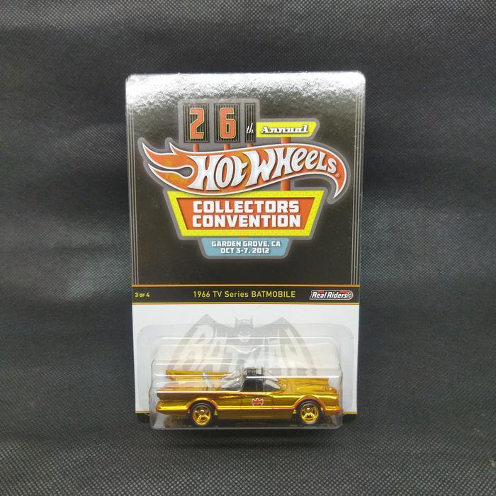 Hot Wheels 26th Annual Collectors Convention 1966 TV Series Batmobile RLC Super Treasure Hunt MGT Mi