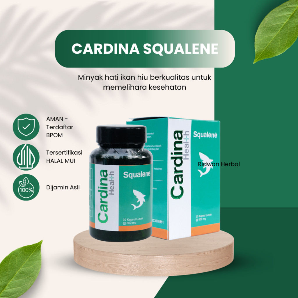 Cardina Health Squalene 100% Original By Restu