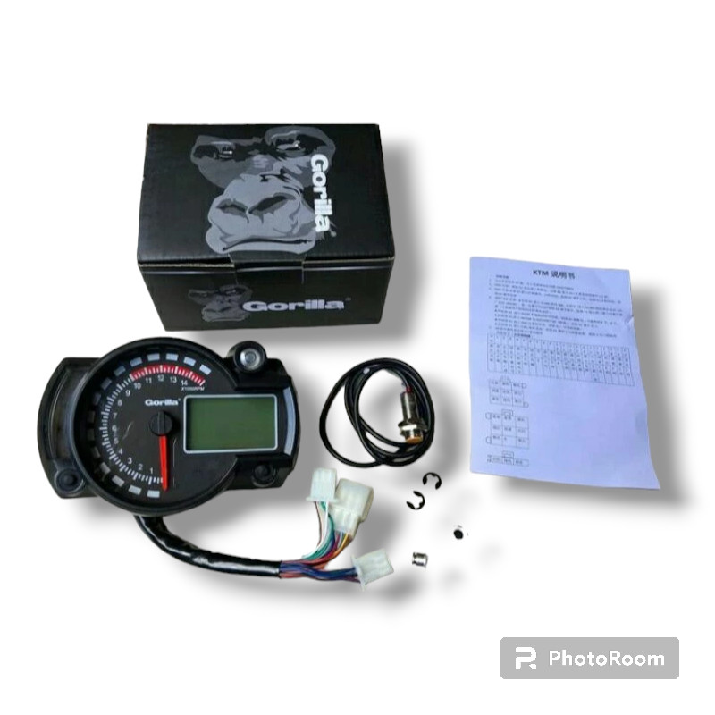 speedometer koso gorilla SPIDOMETER ODOMETER KOSO RX2 RX 2N RX 2 N rx2n DIGITAL TAKOMETER SPIDO CB N