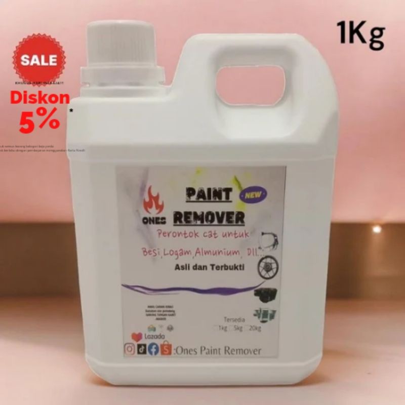 Paint Remover Perontok Cat Besi ONES Paint Remover 1kg