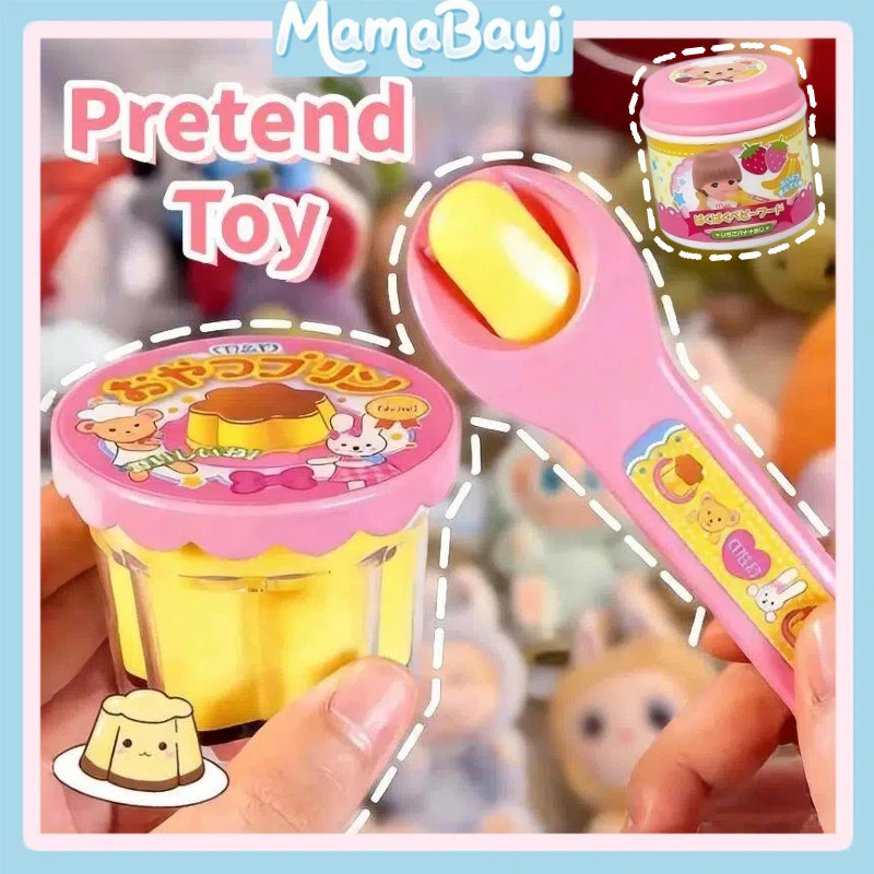 Pudding Toy Lucu Mainan Anak Edukasi Permainan Mainan Baru Jepang Puding Pretend Toy Hadiah Ulang Ta