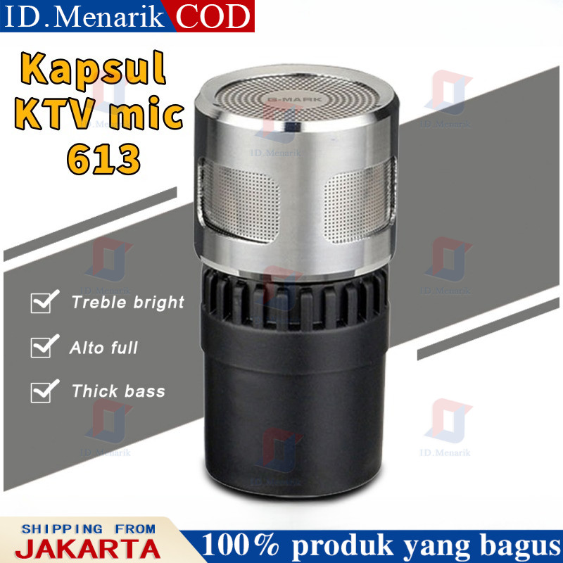 High Sensitivity Profesional Dynamic Spool MICROPHONE MIC DASTECH 613