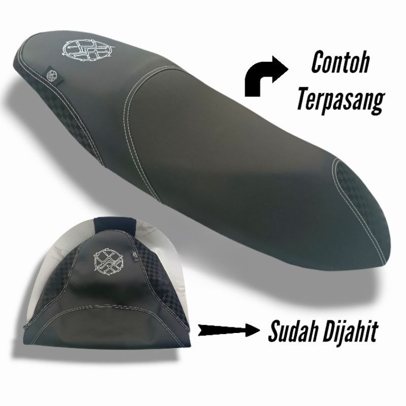 Kulit Jok Motor Model VENOM Untuk Motor Beat / Vario 125 / Vario 150 / Vario / Scoopy / Genio / Pcx 