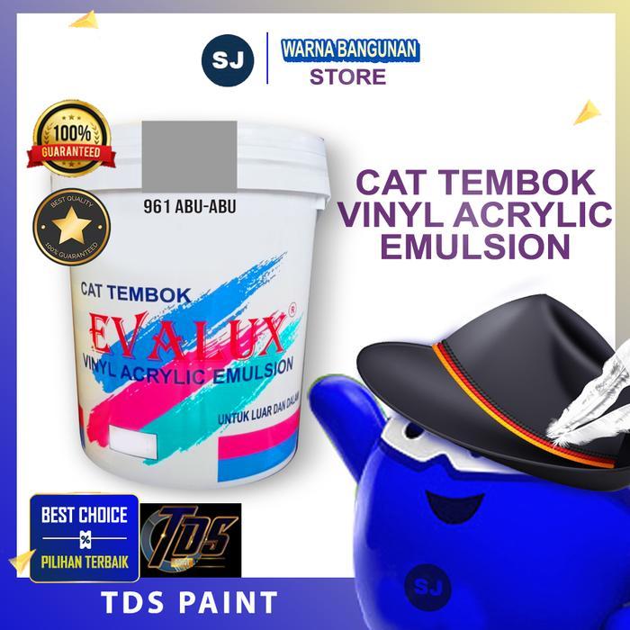 CAT TEMBOK EVALUX 5 KG WARNA KHUSUS* - 961 ABU2