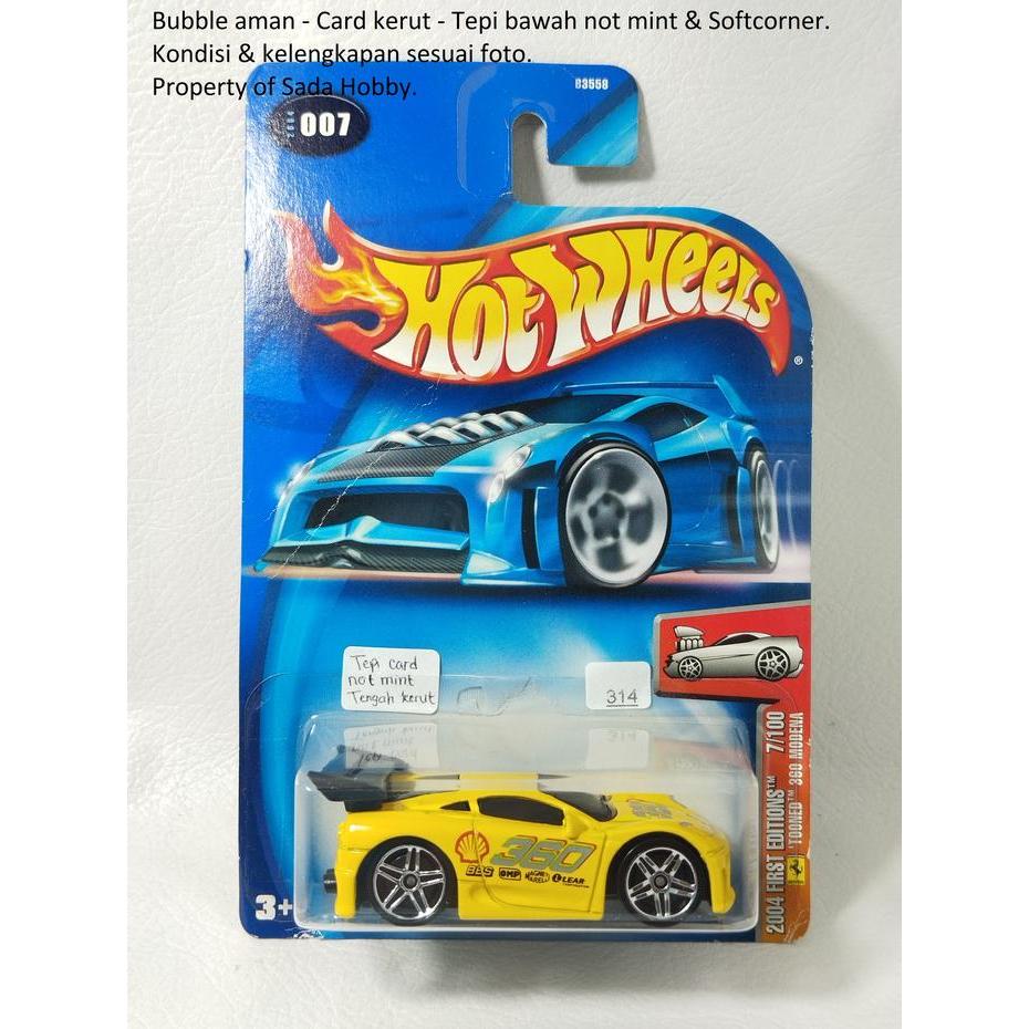Hot Wheels Hotwheels Ferrari 360 Modena Tooned Kuning Dcast