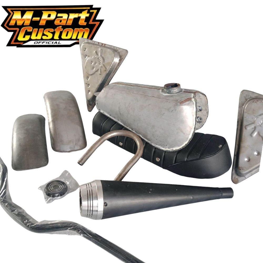 Paket Tangki Motor TANGKI MOTOR Paket Tangki DT Dasar Motor Custom Bahan Japstyle Lengkap Komplit Mu