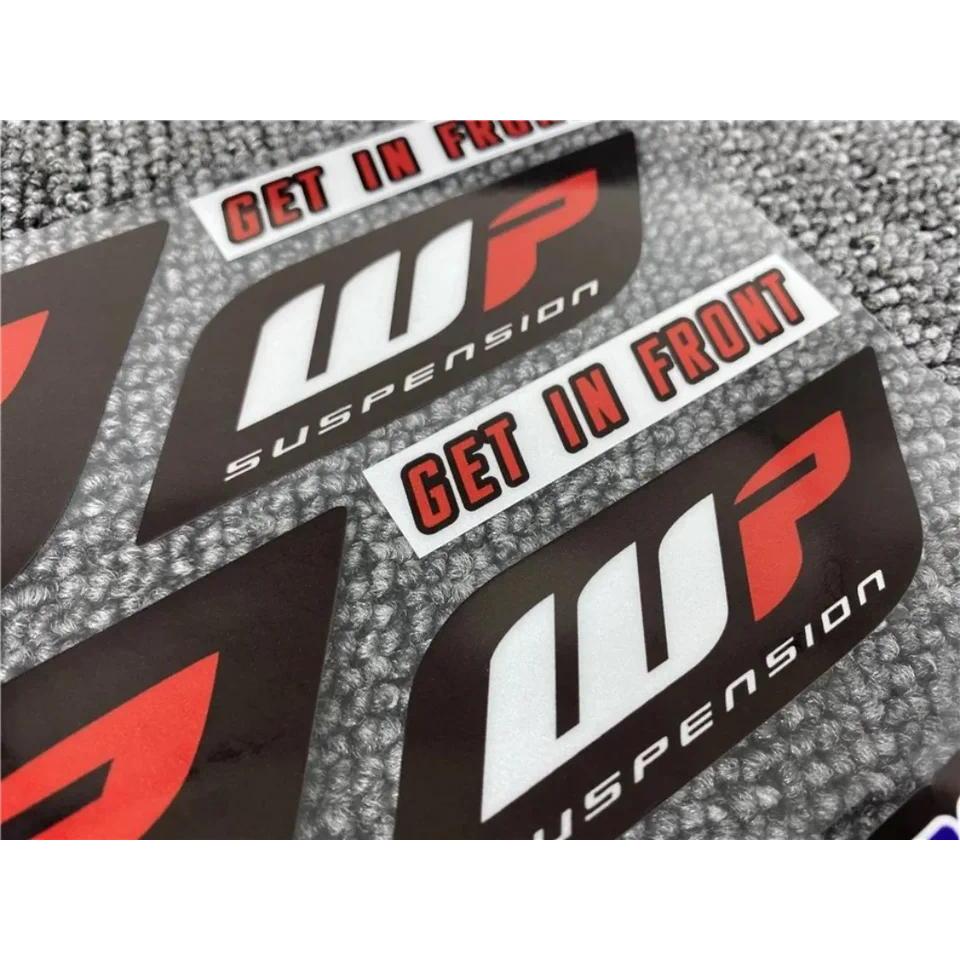 Reflective WP Fork Stickers Suspension Shocker Damper Motorcycle Accessori Decal for Duke RC KTM 200