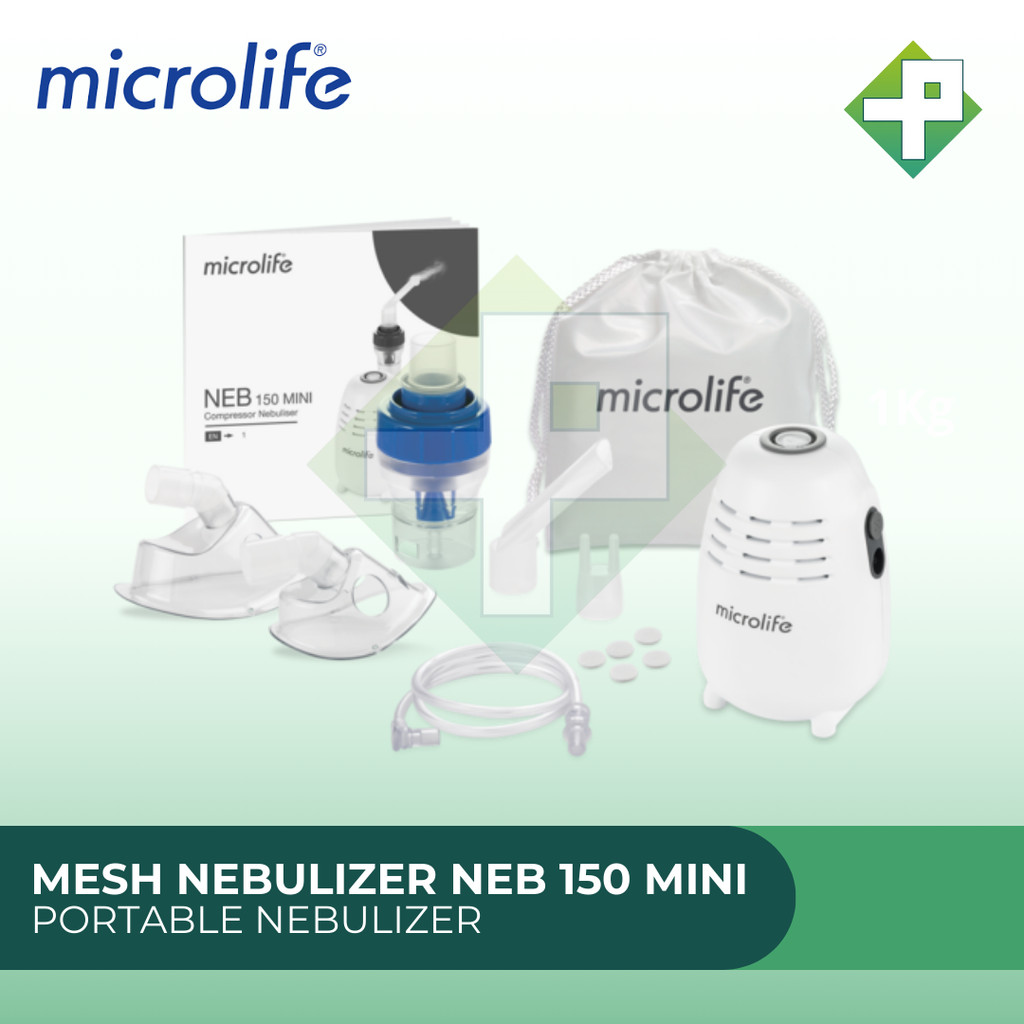 Microlife - Nebulizer NEB 150 MINI | Mini & Light Compressor Portable Nebulizer | PENTALOGY