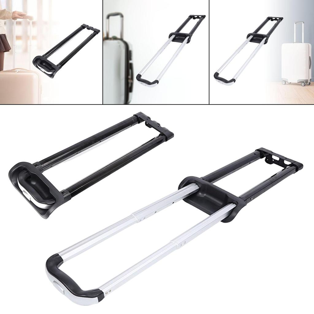 Telescoping Cooler Replacement Handle Adjustable Parts Black Pull Rod for Roller Luggage Trolley Car