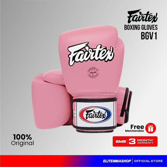FAIRTEX Boxing Gloves STD Pink BGV1 Sarung Tinju Muaythai Thai Boxing - 10