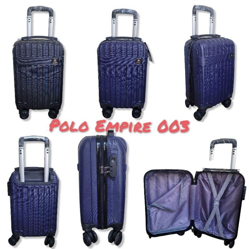 Koper 16 Inch Ukuran Kabin Pesawat Anti Pecah - Polo Empire - Original 100%