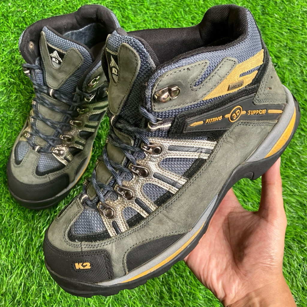 K2 Fiting 3D Support Goretex Mid Outdoors shoes ukuran 41,5