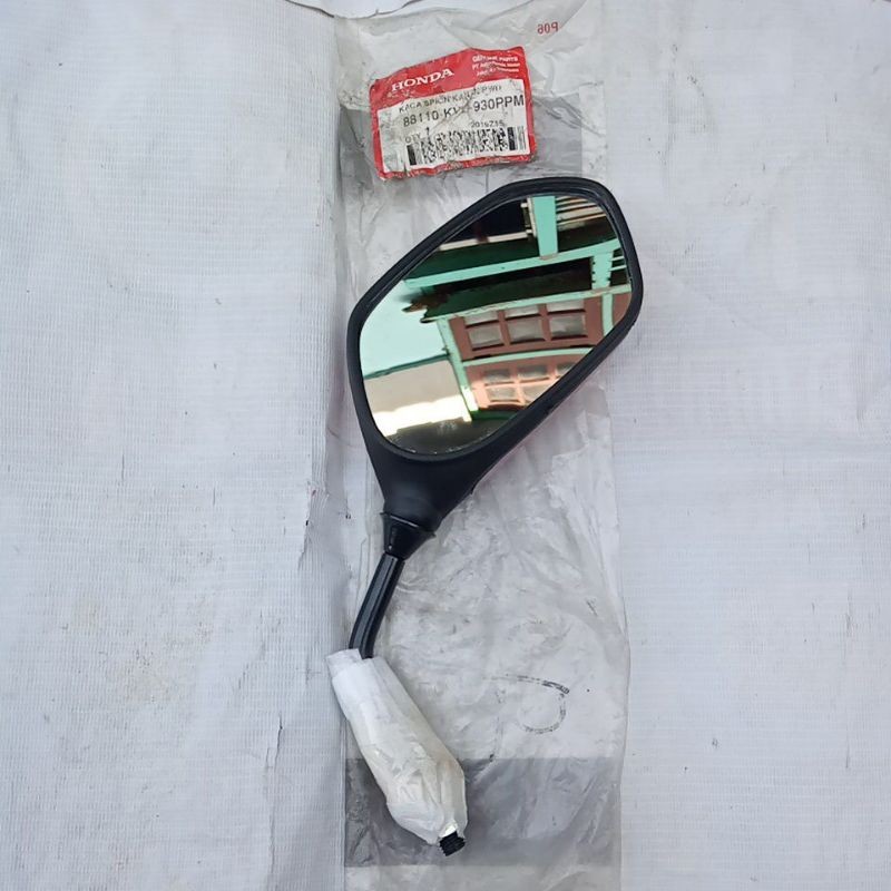 SPION KANAN PINK HONDA VARIO BEAT KARBU ORIGINAL AHM