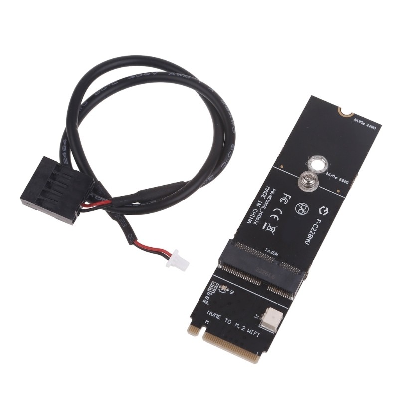 M.2 A E Key to M.2 M Key Adapter Card NVME KEY-M Expansion Support For M.2 SSD WiFi M.2 NVME SSD Ada