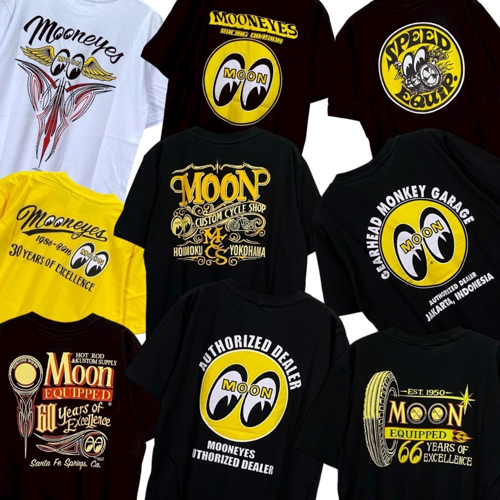 kaos mooneyes modified autowear kaos pria kaos distro kaos motor tshirt vintage mooneyes