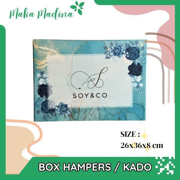 Box Hardbox Packaging Handuk Kotak Hampers Kado Nikahan Motif Printing Full Colour