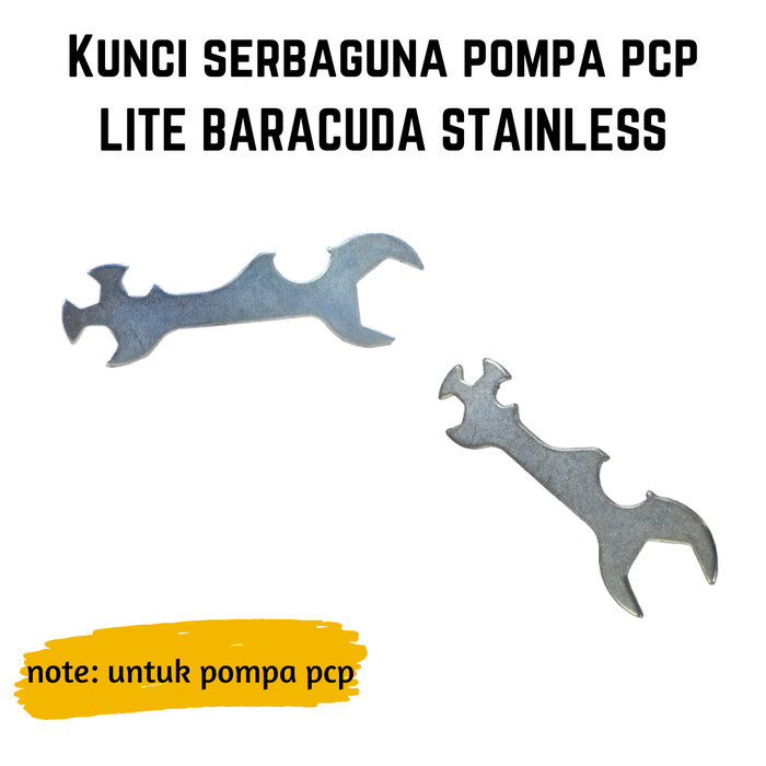 Kunci serbaguna pompa pcp LITE BARACUDA STAINLESS
