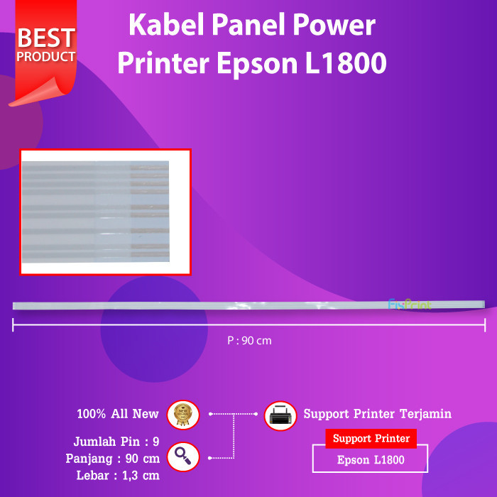 Kabel Panel Tombol Power EPSON L1800 L-1800 L 1800 NEW