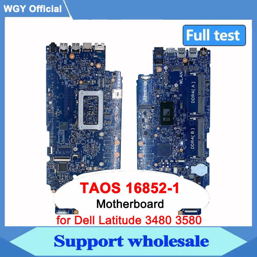Laptop Motherboard For Dell Latitude 3480 3580 With i3/i5/i7-6/7th Gen CPU -04N7MC 0HTG87 Mainboard 