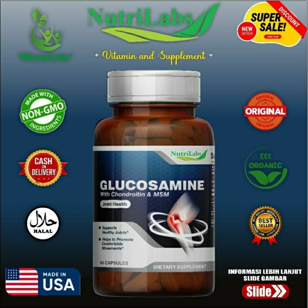 ( Terlaris) Glucosamine Chondroitin Msm Obat Nyeri Sendi Original