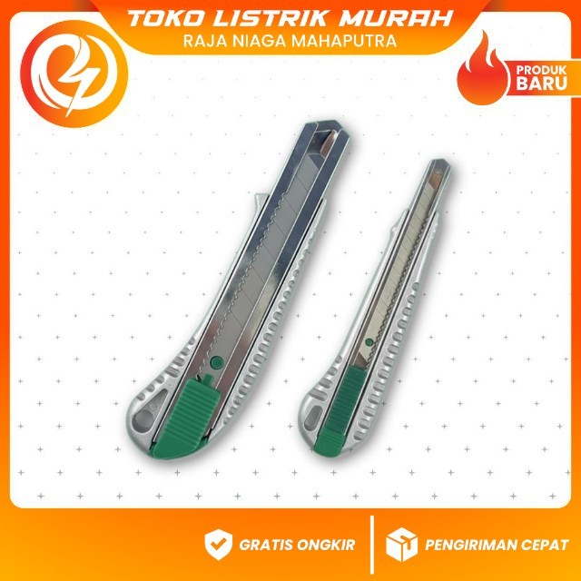 Feibao Pisau Cutter Besar & Kecil F32-311/320 Aluminium Alloy Utility Knife 13.5–15.5cm Original Kua